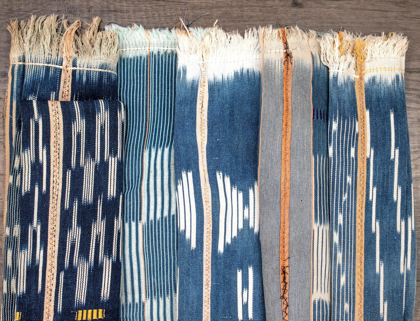 Vintage Bondoukou Indigo Cloth: West African Cotton Textile